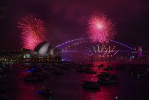 ¡Hermoso! Australia recibió el 2023 con un espectacular show de fuegos artificiales