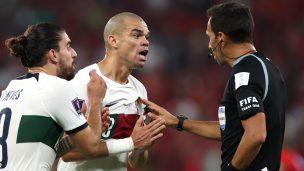 Pepe critica el arbitraje: 