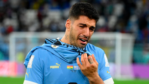 No lo podía creer: la tristeza de Luis Suárez tras la eliminación de Uruguay