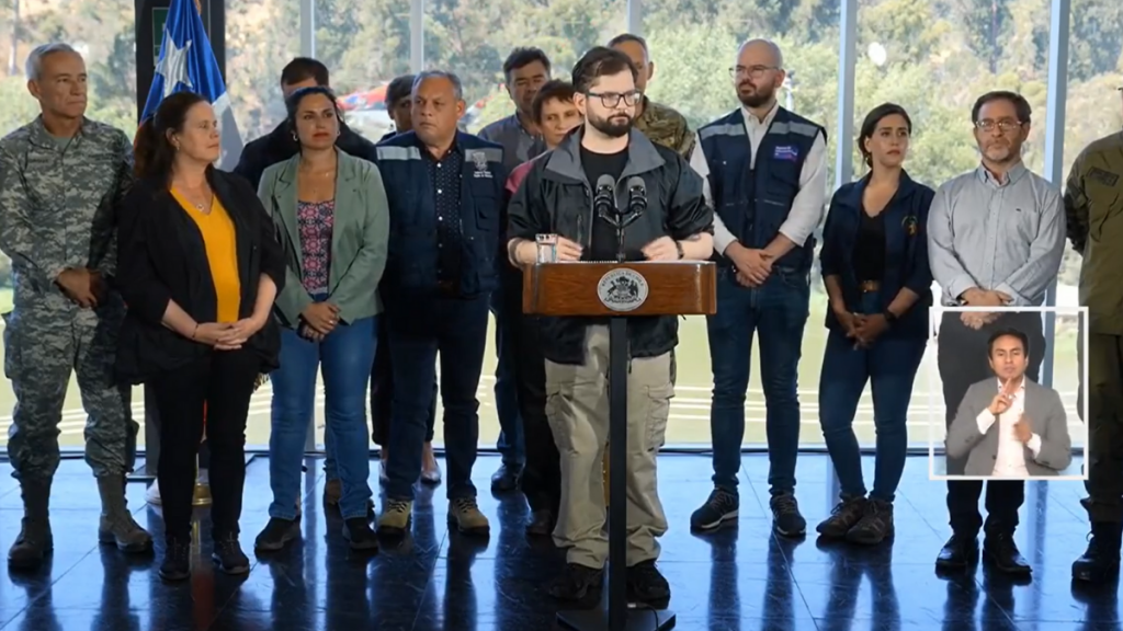 Presidente Boric en Viña del Mar: “En caso de haber intencionalidad vamos a mover cielo, mar y tierra para dar con los responsables”