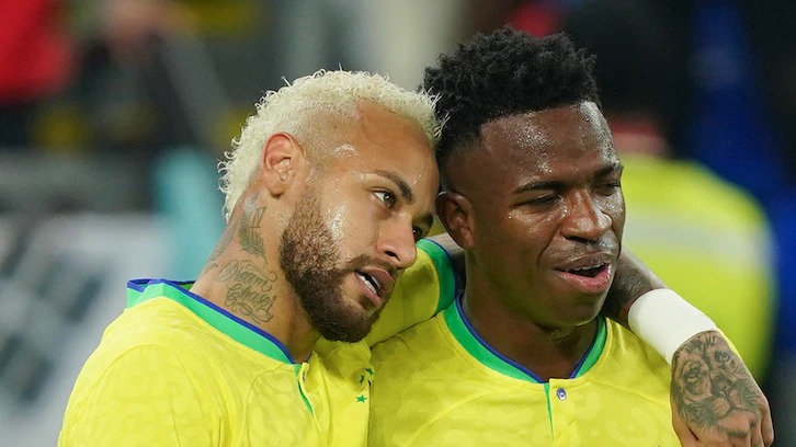 Vinicius Jr: “Si Dios quiere, Neymar nos traerá la sexta Copa del Mundo”