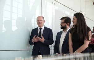 Presidente Boric recibió al canciller alemán Olaf Scholz: visitaron el Museo de la Memoria y sostuvieron reunión en La Moneda