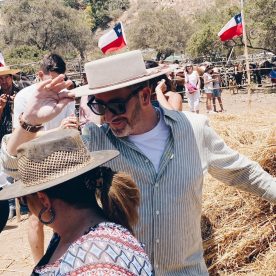 Eduardo Fuentes se lució bailando en la 