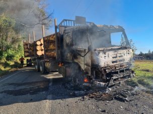 Gobierno anuncia seguro especial para camioneros afectados por ataques en macrozona sur