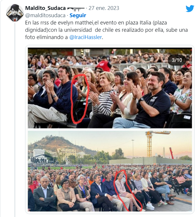 “Detalles rebuscados”: Acusaron a Matthei de borrar a Irací Hassler y esta fue la verdad de lo que sucedió