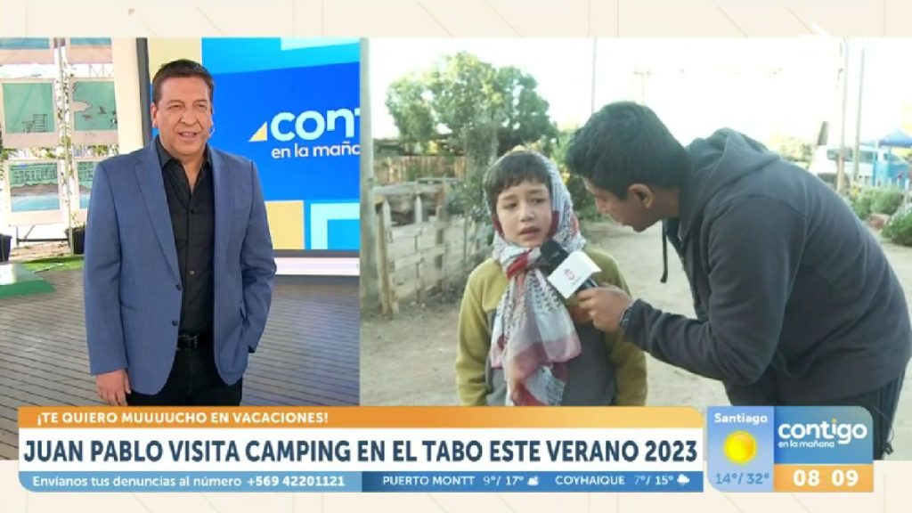 “El futuro Carlos Pinto”: Niño de camping encantó en las redes con sus historias de terror