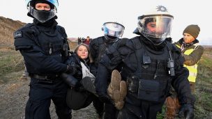 Greta Thunberg es detenida por la policía alemana