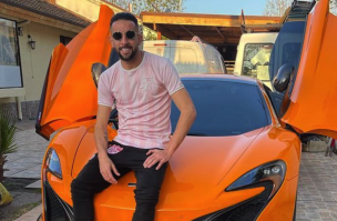 Un Huaso en Reñaca: Mauricio Isla disfruta de sus vacaciones en un lujoso McLaren