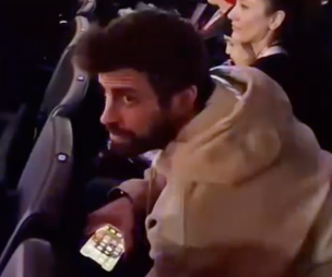 Piqué fue a la NBA y el publico le coreó la canción de Shakira: 