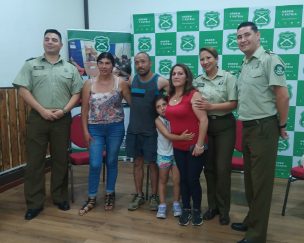 Carabineros de Linares unió a hermanos tras 40 años de estar separados