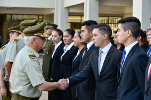 Carabineros recibe a 182 aspirantes a oficiales en la Escuela del Gral. Carlos Ibáñez del Campo