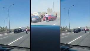 Funcionarios de la PDI realizaron persecución en plena autopista: Hubo detenidos