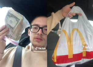 Cliente de McDonald's recibió misteriosa bolsa en su pedido