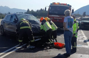 Choque en Panquehue deja dos muertos y un herido en riesgo vital