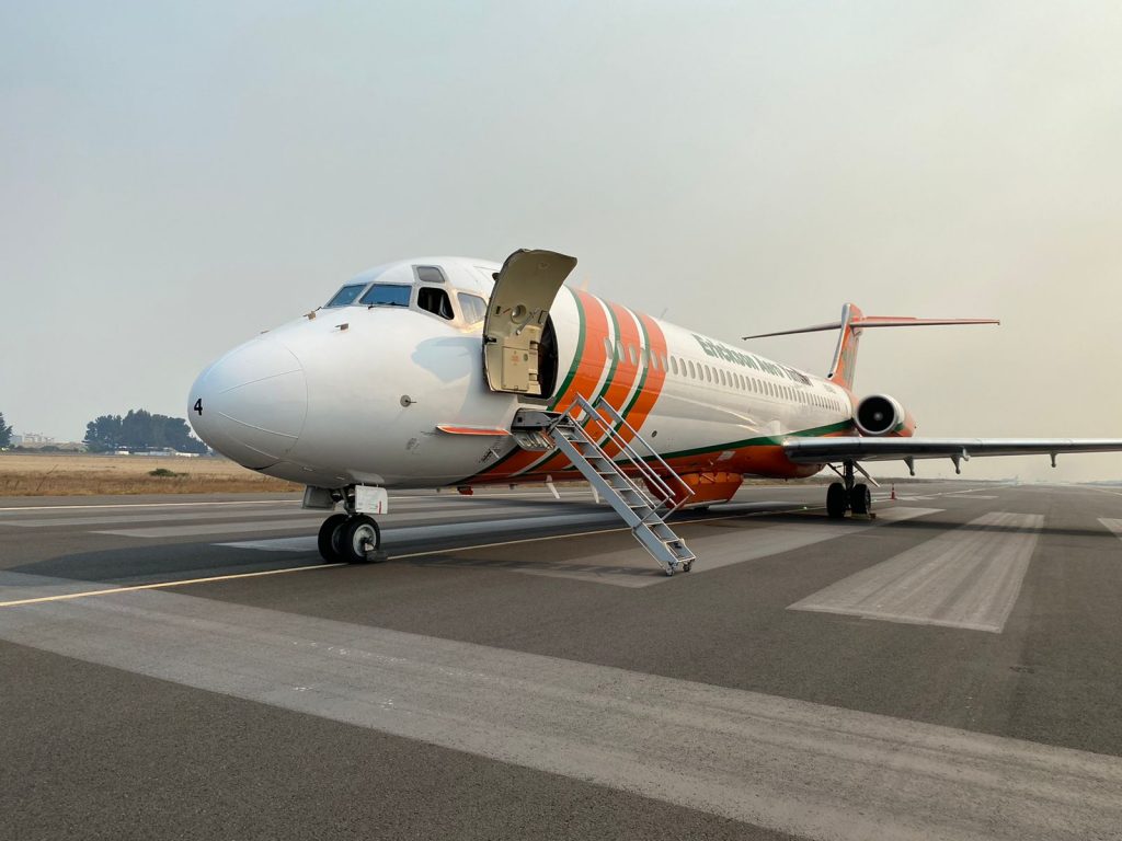 Aero Tanker gestionado por familia Luksic ya está operativo y apoyando en el combate de incendios forestales