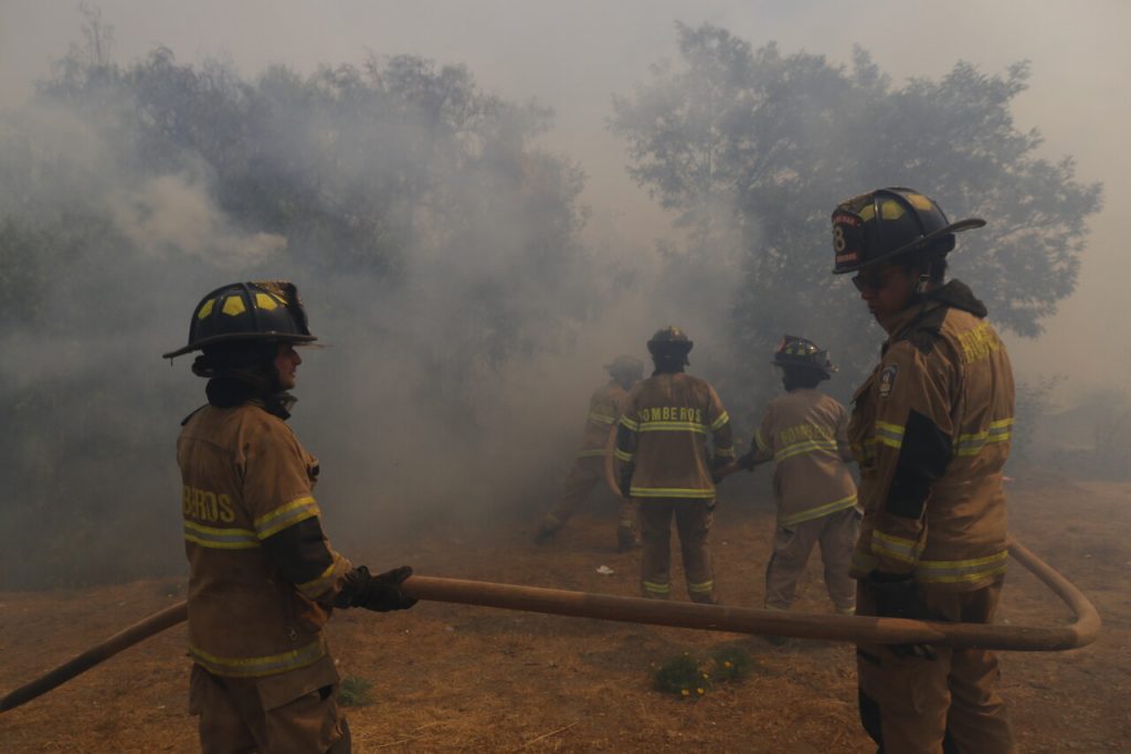 Declaran Alerta Roja en Valdivia y Corral por incendio forestal: Amenaza a viviendas cercanas