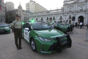 Carabineros de Chile recibe 150 vehículos nuevos