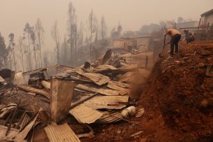 Senapred reporta 283 incendios forestales activos y casi 3 mil personas damnificadas