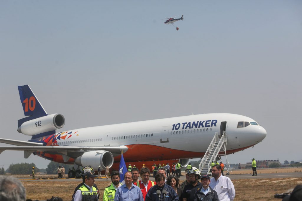 ¿Cuáles son las características del “Ten Tanker”?: La aeronave llegó a nuestro país para combatir los incendios