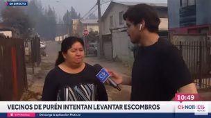 Destacan gesto de periodista de CHV con vecina de Purén: 