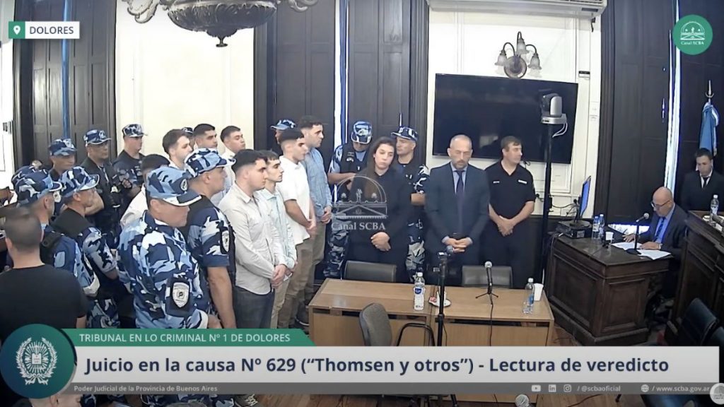 “Caso rugbistas”: Máximo Thomsen se desmayó tras escuchar el fallo en su contra