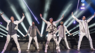 Los Backstreet Boys pasearon por Santiago centro antes de su show en Viña del Mar