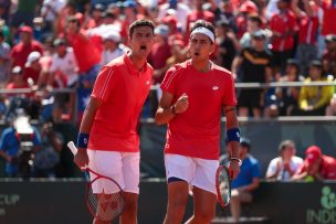 Tabilo y Barrios se imponen en el dobles y Chile está a una victoria de las finales de Copa Davis