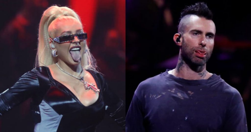 “Aprende pesao cu…”: Adam Levine nuevamente fue troleado tras aplaudida presentación de Christina Aguilera