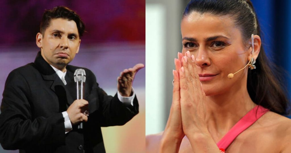 Solo con emojis: Así reaccionó Tonka Tomicic al chiste de Fabrizio Copano en Viña 2023