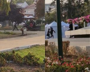 Turba de menores asaltan a jóvenes frente al Mall Marina Arauco en Viña del Mar