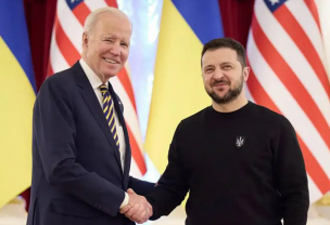 Biden se reúne con Zelenski en una visita sorpresa en Kiev