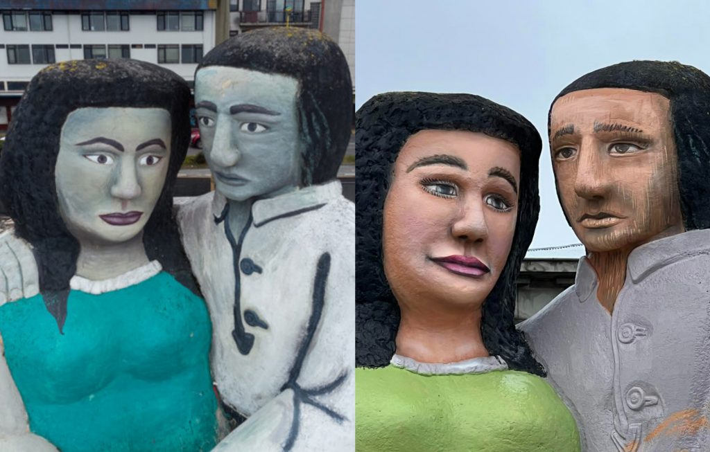 “¡No se puede hacer eso!”: Escultor de “Sentados frente al mar” está molesto por cambios a la obra