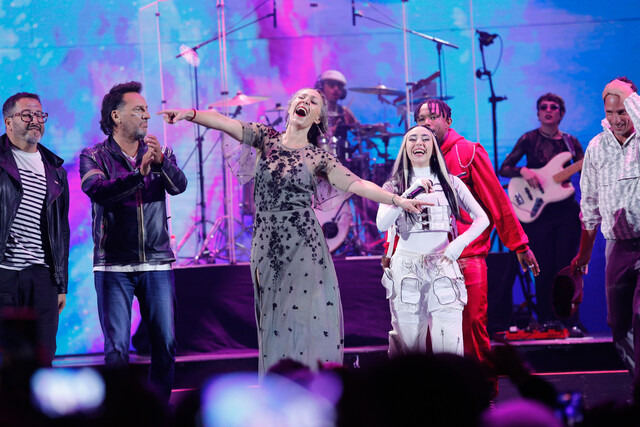 El guiño de Nicki Nicole a Los Jaivas: Cantó un extracto de “Todos Juntos” y elogió a Juanita Parra