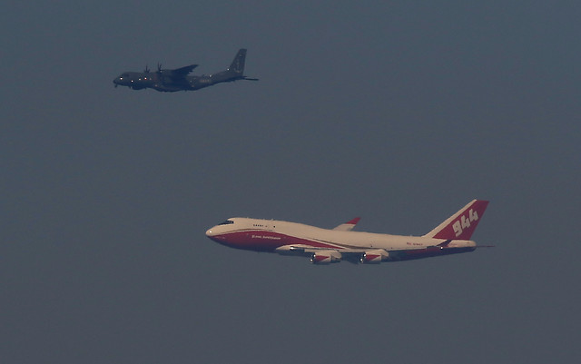 Avión “Ten Tanker” llegará el lunes para combatir los incendios forestales