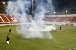 ¡Impactante! Ejército israelí interrumpe final de la Copa de Palestina con gases lacrimógenos