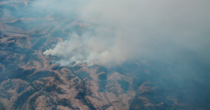 Alerta roja para la comuna de Navidad por incendio forestal