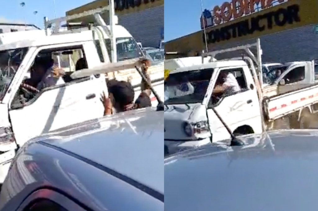 Choferes de fletes se enfrentaron a choques en un estacionamiento: Día de furia terminó con dos detenidos