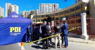 Hombre muere baleado en las afueras de un colegio en Valparaíso