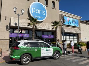 Delincuentes asaltaron sucursal telefónica en mall de Rancagua