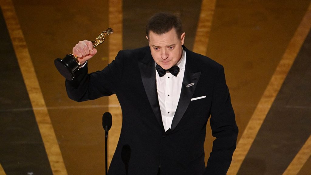 “Ganó el cine”: Redes celebraron el Oscar de Brendan Fraser por su papel en “The Whale”