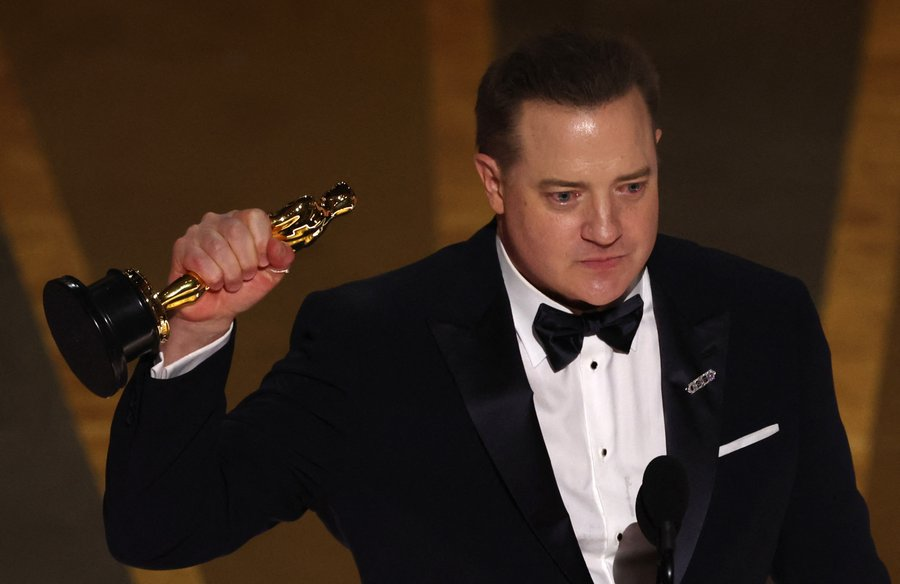 Brendan Fraser tras ganar el Oscar: “Gracias por permitirme regresar, por permitirme resurgir”