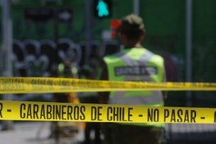 Persona fue apuñalada en pleno centro de Santiago