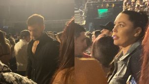 ¡Se robaron las miradas! Daniela Aránguiz y Luis Mateucci asistieron al concierto de Romeo Santos