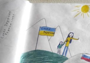 Condenan a dos años de cárcel al padre de la niña rusa que hizo dibujos contra la guerra