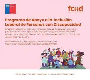 Fundación Chilena para la Discapacidad realiza IV versión del Programa de Apoyo a la inclusión laboral