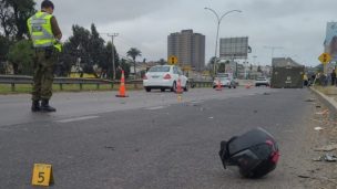 Motociclista murió tras ser impactada por un auto en Coquimbo