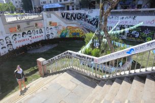 Comienzan las obras para abrir la plaza hundida de la estación Baquedano de Metro