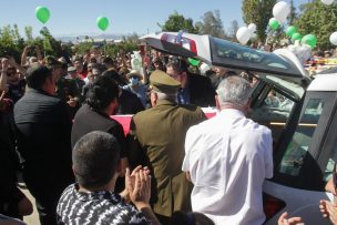 Cuerpo de carabinero Daniel Palma fue sepultado entre muestras de respeto en Cementerio N°2 de Rancagua