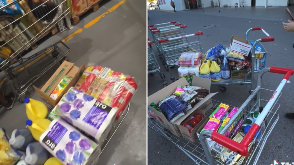 Tiktokers tras hacerse viral por comprar mercadería en Argentina: “Estuve a punto de no grabar, porque me empezó a dar vergüenza”