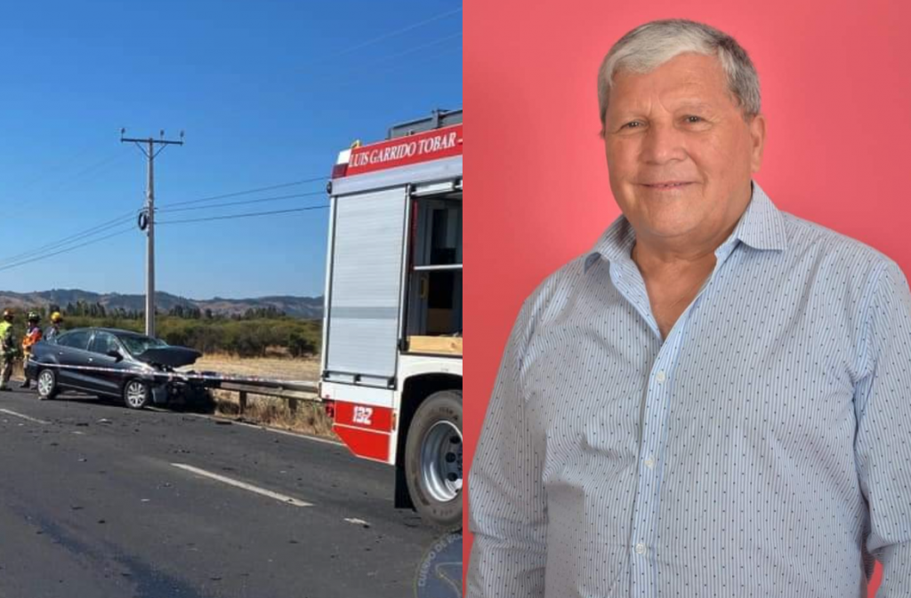 Concejal de Pichilemu Hugo Toro muere tras choque en la Ruta 90